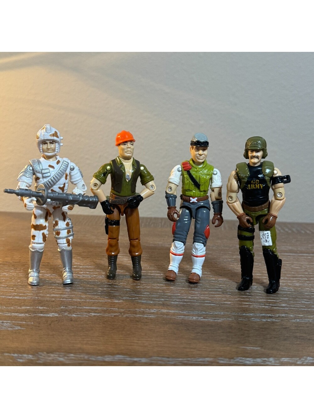 GI Joe Lot of 4 figurines 80s 90s Avalanche Tollbooth Cross Country Blackblast
